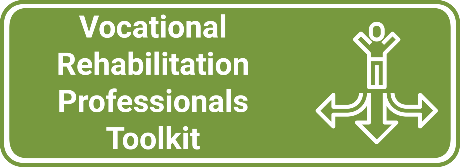 Vocational Rehabilitation Professionals Toolkit